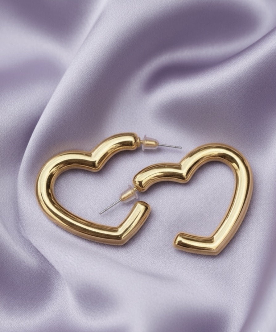 Heart earrings